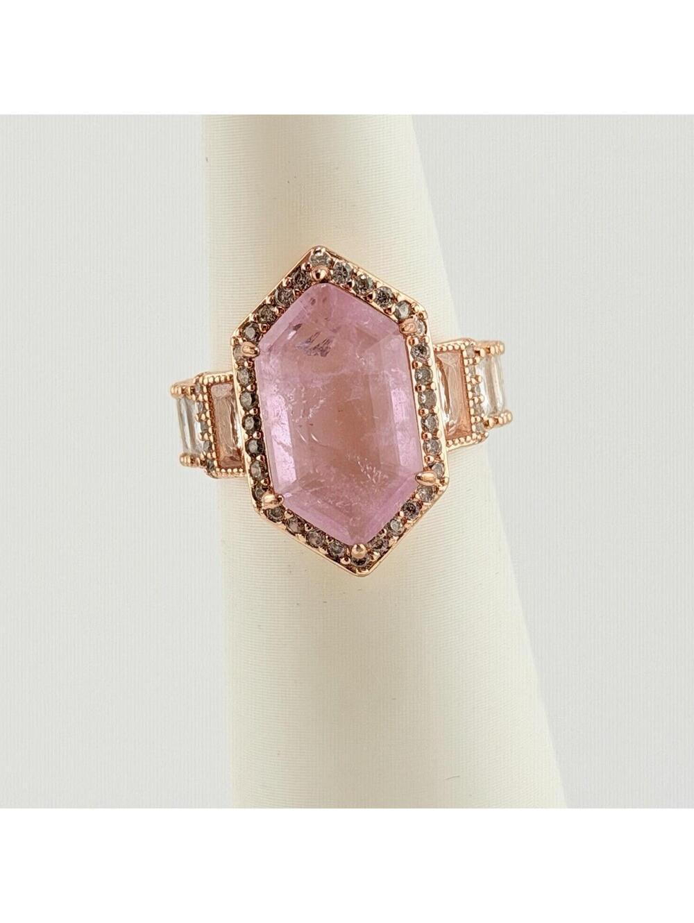 Bomb Party MHA Sz 9 “Trust Your Heart's Path” Color Changing Stone on Rose Gold